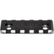 Kexuan Picatinny Rail Section for KeyMod Style Mounts, 5 Slot, Black, RL-KM5