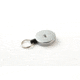 Key-Bak 481-HDK Industrial Retractable Reel w/ 48in Kevlar Cord, 8oz Retraction, Chrome Front, Plain Back, Split Ring 0481-802