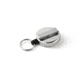 Key-Bak 483-HDK Retractable Reel w/ 48in Kevlar Cord, Chrome Front, 1.75in Steel Belt Loop, 8oz Retraction, Split Ring 0483-821