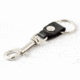Key-Bak 5905A Bolt Snap w/ Leather Split Ring Holder Key Accessory, 1.125in Split Ring, Black 0305-907