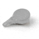 Key-Bak Mini-Bak Flex Hook ID, Swivel Clip, Nylon Cord, White, 36in., NO KEY0066-104