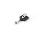 Key-Bak Mini-Bak ID Square Retractable Reel w/ 36in Nylon Cord, Swivel Bulldog Clip, Twist-Free Vinyl ID Strap, Gray 0064-S05