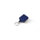 Key-Bak Mini-Bak Square Retractable Reel w/ 36in Nylon Cord, Swivel Bulldog Clip, Split Ring, Blue 0025-S05