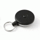 Key-Bak Original Retractable Key Reel, Xtreme Duty, 28in, w/Standard Clip, Textured Black 0485-605