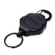 Key-Bak Ratch-It Key Holder, Heavy Duty 48 in,w/Ratchet Carabiner, Black, 0KR2-3A11