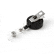 Key-Bak Retract-A-Badge ID 5-Pack Retractable Reel w/ 36in Cord, Swivel Bulldog Clip, Vinyl ID Strap, Black 0200-232