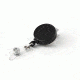 Key-Bak Retract-A-Badge ID 5-Pack Retractable Reel w/ 36in Cord, Swivel Bulldog Clip, Vinyl ID Strap, Black 0200-232