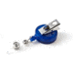 Key-Bak Retract-A-Badge ID 5-Pack Retractable Reel w/ 36in Cord, Swivel Bulldog Clip, Vinyl ID Strap, Translucent Blue 0200-415