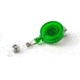 Key-Bak Retract-A-Badge ID 5-Pack Retractable Reel w/ 36in Cord, Swivel Bulldog Clip, Vinyl ID Strap, Translucent Green 0200-416