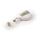 Key-Bak Retract-A-Badge ID 5-Pack Retractable Reel w/ 36in Cord, Belt Clip, Vinyl ID Strap, White 0200-236