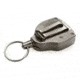 Key-Bak Super Duty Keyholder, Belt Loop, Textured Front, Bulk, Chrome, 0483-702