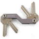 KeyDisk KeyDisk Mini Gun Metal Gray, 3in Overall, Comes With 10 Rubber Spacers And A Set Of Extenders, Bottle Opener/Key Fob Attachment, SS Screws, Capacity 8 Keys, KYD002