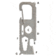KeyGear Survival Multi-Tool,Silver 50-KEY0065-02