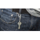 KeySmart KeySmart Key Dangler Belt Loop Clip, Stainless, KS805-SS
