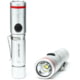 KeySmart Nano Torch Twist Pivot Head Flashlight, Aluminum, Silver, KS819-SVR