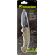 Kilimanjaro Gear Firma Folding Knife,3.2in Black Plain Blade,Tan G10 Handle KJ910015