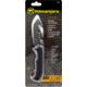 Kilimanjaro Gear Victus Folding Knife,3.5in w/ Gut Hook, Black Handle, Black Plain KJ910049
