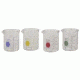 Kimble/Kontes KIMAX Color-Coded Griffin Beakers, Double Scale, Borosilicate Glass, Kimble Chase 14000B 1000 Bright Blue Graduations