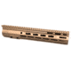 EDEMO Kinetic Development Group HK 762 M-LOK Rail System, 14 in, Aluminum, Brown Finish, HKRM5-110, EDEMO1