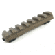 Kinetic Development Group Kinect 7 Slot Picatinny Rail Section, FDE, KIN5-200-C07