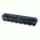 Kinetic Development Group Kinect MLOK Double Picatinny Rail Section, 7Slot, Black KIN5-200