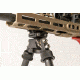 Kinetic Development Group Kinect MLOK Single Picatinny Rail Section, 3Slot, Black KIN5-100