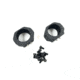 Kinetic Development Group SIDELOK Modular Optics Mount, 30 mm Ring Set, Black Sid5-530