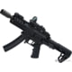 King Arms / Eagle Force PDW 9mm SBR Airsoft AEG Rifle, Shorty, Black, KA-AG-229-BK