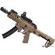 King Arms / Eagle Force PDW 9mm SBR Airsoft AEG Rifle, Shorty, Desert Earth, KA-AG-229-DE