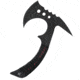 Kit Rae Black Aircobra Throwing Axe, One-piece solid stainless steel construction, KR0055B