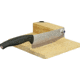 Kitchen Dao Basic Kitchen Cutter Knife, 6 satin finish 3Cr13 stainless blade, Black rubber handle, KD0057