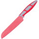 Kitchen Dao Santoku Knife Kitchen Knives, Overall 12in, Blade 6.75in L SS L Standard Edge, Handle Synthetic, Red Non-Stick Coated Blade, Red And Gray Handles., EK2401RED