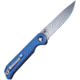 Kizer Cutlery Begleiter Linerlock Blue Folding Knife, 3.63in Stonewash Vg-10 SS Blade, Blue G10 Handle, Thumb Stud, Pocket Clip, V4458A3