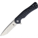 Kizer Cutlery Dukes Linerlock Folding Knife, 3in Satin Bohler N690 SS Blade, Black Sculpted G10 Handle, Pocket Clip, V3466N1