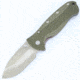 Kizer Cutlery Ki4416A2 Folding Knife,4.05in,OD Green G10/Rainbow Liner,Satin Drop Pt KI4416A2