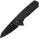 Kizer Cutlery Lieb Linerlock Folding Knife, 2.5 black finish Bohler N690 stainless blade, Black G10 handle, V2541N5