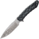Kizlyar Aztec Fixed Blade D2 Knife, 4.5 D2 tool steel blade, Black sculpted G10 handle, KK0042