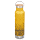 Klean Kanteen 20oz Insulated Classic Bottle w/ Bamboo Cap, Sunflower, 1010920