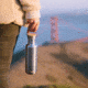 Klean Kanteen Reflect Water Bottle, 27oz, Brushed Stainless, 1008541