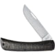 Knife Case Sod Buster Jr Folding Knife, 2.8in, S35VN, Skinner, Burlap Laminate Black Handle, 66382