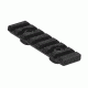 Knights Armament URX III and 3.1 Rail Section, 7-Slot, Black, 30412-BLK