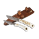 Knives of Alaska Alpha Wolf D2 Cub Combo Stag Handle Knives, Natural 00359FG