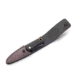 Knives of Alaska Cub Bear Fixed Blade Knife, 2.75in, CPM MagnaCut Stainless Steel, Caping Blade, Santoprene, Black Handle, 00023FG