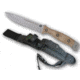 Knives of Alaska Defense Survival D2 G-10, Nylon Sheath, Tan 00843FG