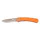Knives of Alaska Featherlight Hunter D2 Serrated Knife, G-10 Handle, Hunters Orange, 00392FG