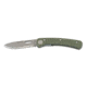 Knives of Alaska Featherlight Hunter Serrated Knife, G-10 OD Handle, Olive Drab, 00393FG