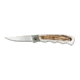 Knives of Alaska Jeager D2 Fixed Blade Knife, Stag Handle, Natural, 00115FG