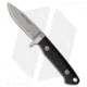 Knives of Alaska Legacy Fixed Blade Knife, 3.25in, D2, Drop Point Blade, G-10, Black Handle, Black/Dark Gray, 8.00 inch, BHQ-196929