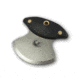 Knives of Alaska Magnum D2 Steel Ulu, Black 00122FG