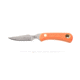 Knives of Alaska Muskrat / Cub Bear Combo Fixed Blade Knives, 2.25in / 2.75in, CPM-S30V Stainless Steel, Round Point/Caping Blade, Santoprene, Orange Handle, 00104FG